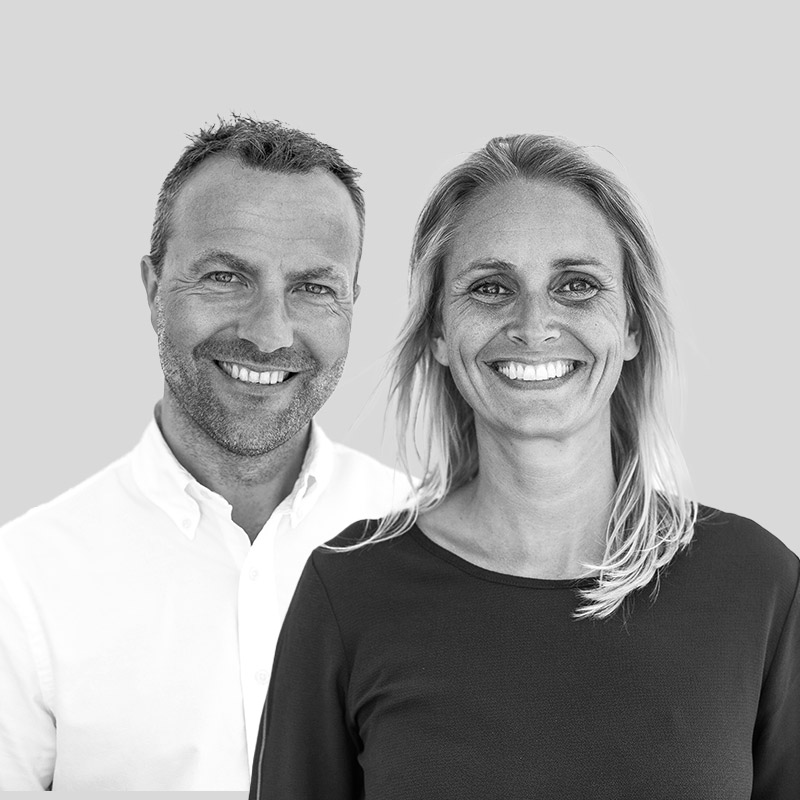 Jesper Moos og Louise Lorenzen